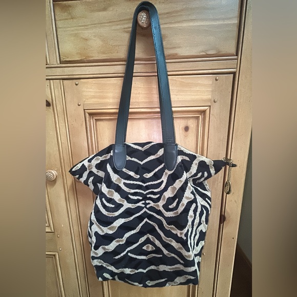 Gevive by Boyt Purse Tapestry Shoulder Tote Large Travel Bag Overnight Carry All - Picture 7 of 14